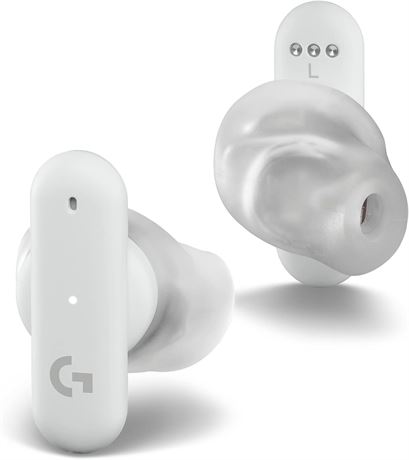 Logitech G FITS True Wireless Gaming Earbuds, Custom Molded Fit, Lightspee