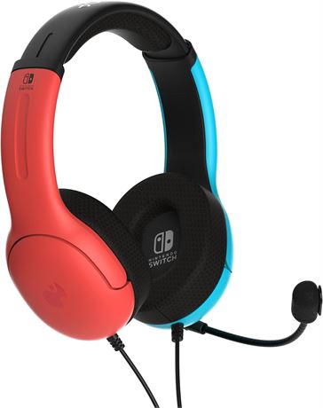 PDP AIRLITE Wired Headset: Neon Pop for Nintendo Switch, Nintendo Switch - OLED