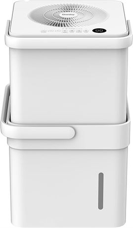 Danby DDR050BCWDB-ME-6 50 Pint Dehumidifier in White, Large