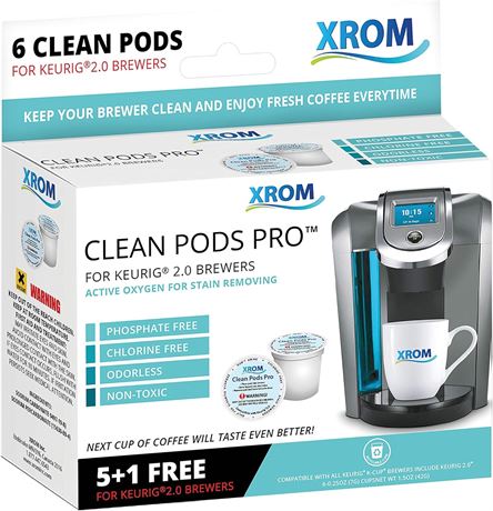 XROM Plant Based, Non Chemicals, Professional Cleaning Pods