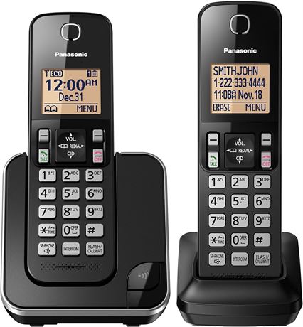 Panasonic DECT 6.0 Expandable Cordless Phone with Call Block