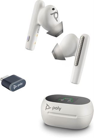 Poly Voyager Free 60+ UC True Wireless Earbuds (Plantronics) – Noise-Canceling