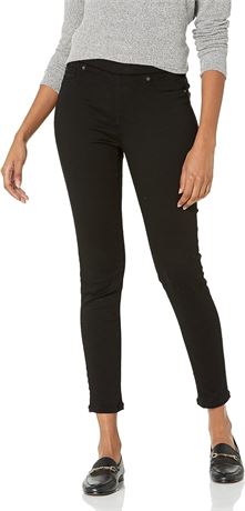 MED - Essentials Women's Pull-On Knit Jegging (Available in Plus Size), Black