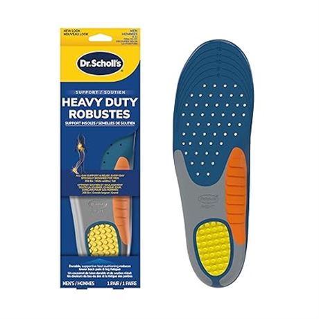 US 8-14 Dr. Scholl's HEAVY DUTY SUPPORT Pain Relief Orthotics. Designed for Men