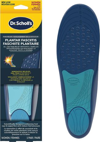Dr. Scholl's PLANTAR FASCIITIS Pain Relief Orthotics, Clinically Proven Relief
