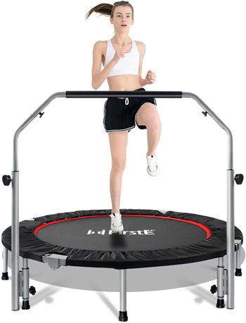 FirstE 48" Foldable Fitness Trampolines, Rebound Recreational Exercise