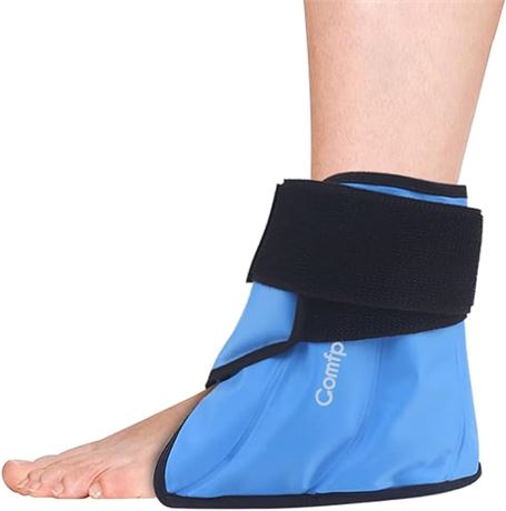 Comfpack Ankle Ice Pack Wrap Heel Ice Pack for Pain Relief Hot Cold Therapy Foot