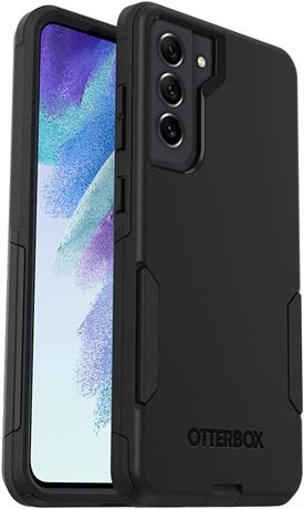 OtterBox Galaxy S21 FE 5G (Only) Commuter Series Case - BLACK, slim & tough