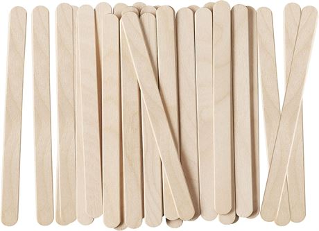 [1000 Count] 4.5 Inch Wooden Multi-Purpose Popsicle Sticks