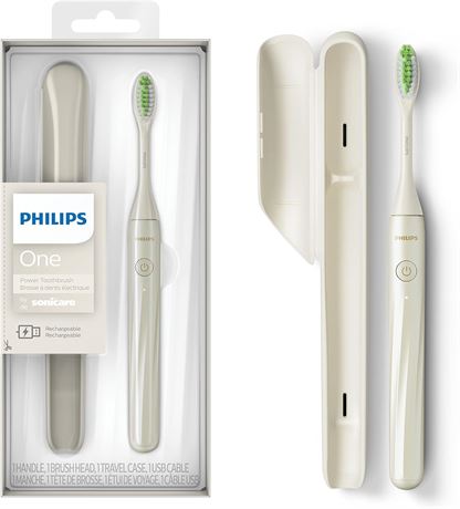 Philips One by Sonicare Rechargeable Toothbrush, White - HY1200/07