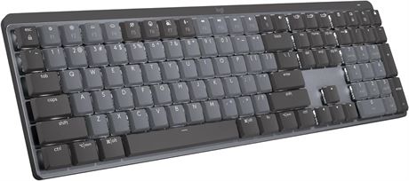 Logitech MX Mechanical Wireless Illuminated Performance Keyboard, Clicky Switch