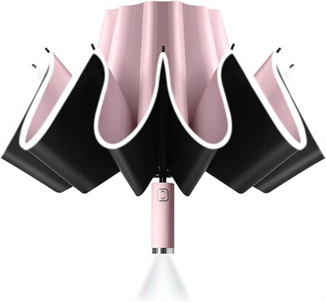 MOSAFE Reverse UV Umbrella, Pink