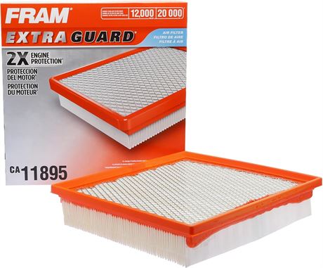 FRAM Extra Guard CA11895 Replacement Engine Air Filter for 2013-2022 Toyota