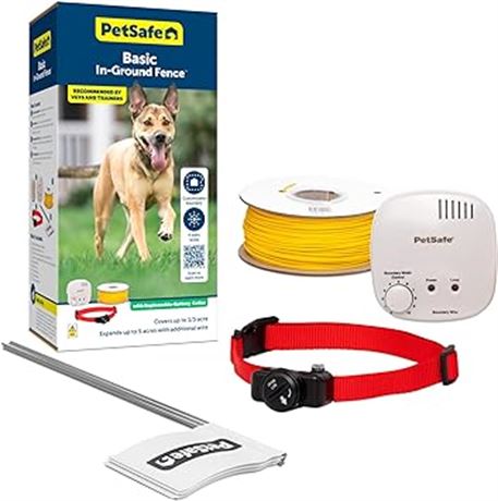 PetSafe Basic In-Ground Pet Fence from the Parent Company of INVISIBLE FENCE