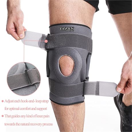 Sparthos Med Knee Brace Support for Arthritis, Patella Knee Strap Pain Relief