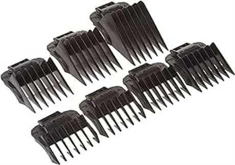 Andis 01380 7pc Snap-On Comb Set, Blade Attachments For MBA, ML And GC Model Tri