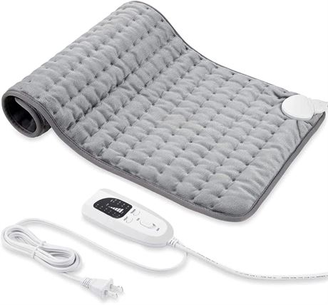 Heating Pad, Electric Heating Pad for Dry & Moist Heat, Electric Heat Pad