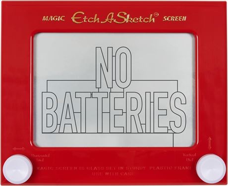 Etch A Sketch, Classic Red Drawing Retro Toy with Magic Screen, for Ages 3 & Up