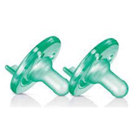 Philips Avent Soothie Pacifier 0-3m, Green, 2 pack,