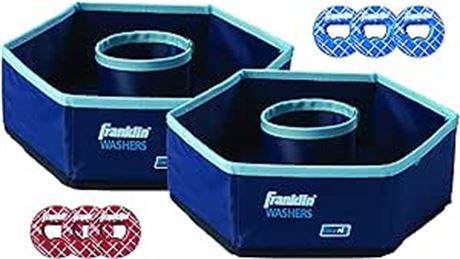 Franklin Sports Washer Set - (2) 12" x 12" Folding Targets