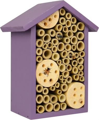 Nature's Way Bird Products PWH1-B Bee House, Purple