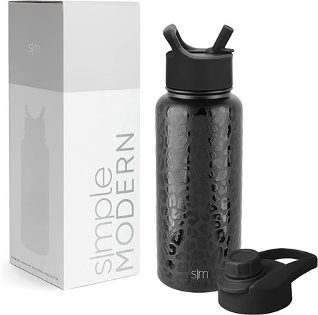 32oz Simple Modern Water Bottle with Straw and Chug Lid  Insulated