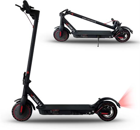 Gyrocopters Flash 3.0 Electric Scooter with Dual shocks, 8.5” Burst proof tires