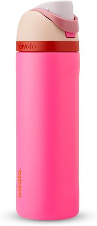 Owala FreeSip Insulated Stainless Steel Water Bottle with Straw, 24oz