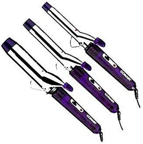 Conair Supreme Curling Iron Combo Pack; 1/2-inch, 3/4-inch, 1-inch