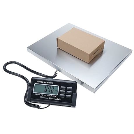 NORJIN 660LB Digital Shipping and Postal Scale, Heavy Duty Stainless Steel