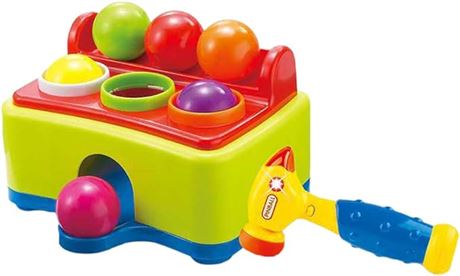 Tsorryen Kids Hammer Table Ball Pounding Toy with Sound Effects Electric Music