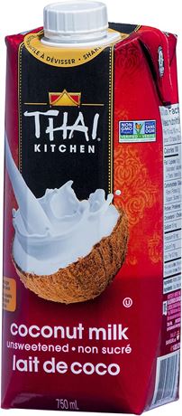 Thai Kitchen , Coconut Milk Tetra, 750ml, Case Pack Count 6 [packing may vary]