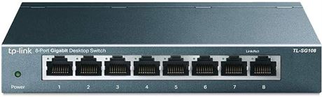 TP-Link TL-SG108 | 8 Port Gigabit Unmanaged Ethernet Network Switch/Splitter