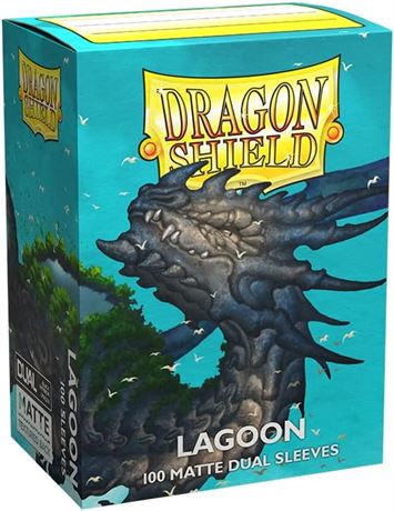Dragon Shield Standard Size Card Sleeves – Matte Dual Lagoon 100CT – MTG