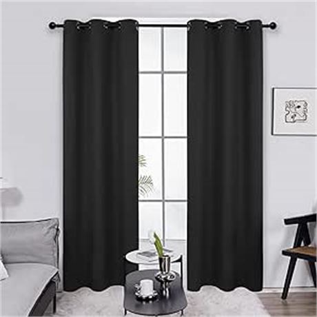 42x84 Inch, 1 Panel Deconovo Solid Room Darkening Thermal Insulated Blackout