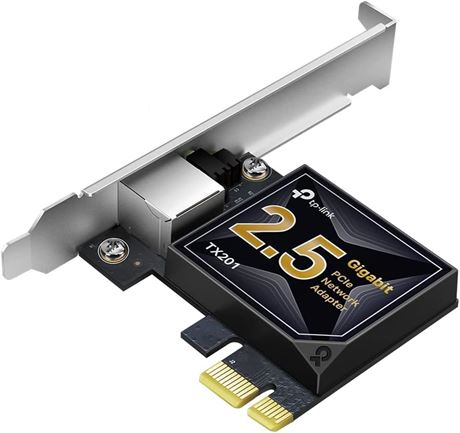 TP-Link 2.5GB PCIe Network Card (TX201) – PCIe to 2.5 Gigabit Ethernet Network