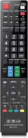 Gvirtue Universal Remote Control for Almost All Sharp Smart AQUOS TV LCD LED