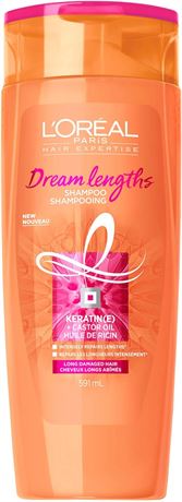 L’Oréal Paris Hair Expertise Dream Lengths Shampoo with Keratin and Castor Oil