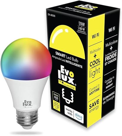 WiFi LED Dimmable Smart Light Bulbs - Smart Bulb Compatible with Alexa, 806 Lume