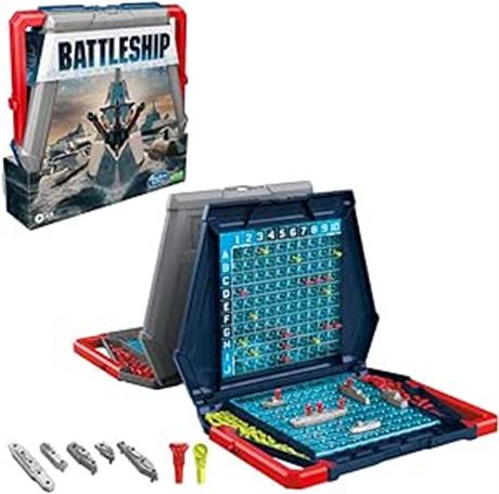 Hasbro Gaming Battleship Classic Board Game, Strategy Game for Kids Ages 7 +