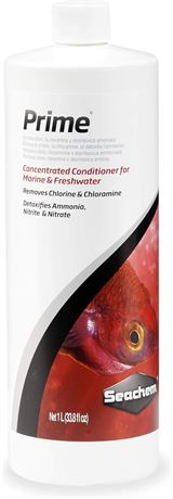 Seachem Laboratories Prime 1L/34 fl. oz. Concentrated Conditioner