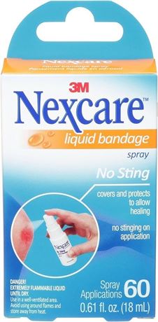 No-Sting Liquid Bandage Spray.61oz
