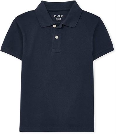 LRG - The Children's Place boys Short Sleeve Pique School Uniform Polo Shirt