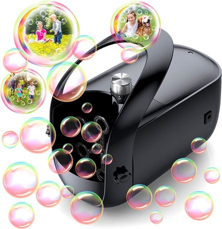 Semai Bubble Machine, Portable Automatic Bubble Maker