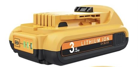 Battery Compatible with DCB200 Battery - Compatible with Dewalt Tools