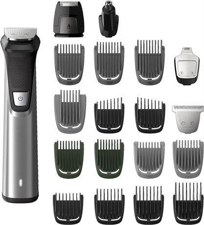 Philips Multigroom Series 7000, Cordless Wet & Dry with 19 Trimming Accessories