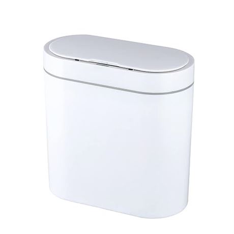 ELPHECO Bathroom Trash Can, 2.5 Gallon Waterproof Motion Sensor