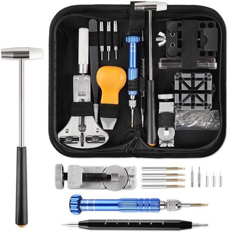 YISSVIC Watch Repair Tool Kit Professional Watch Battery Replacement Tool Kit