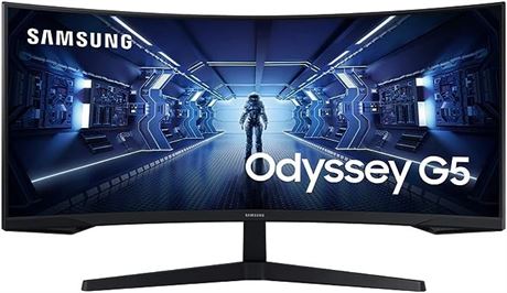 Samsung 34" Odyssey G5 Gaming Monitor - UWQHD 165Hz HDR AMD FreeSync (2020)
