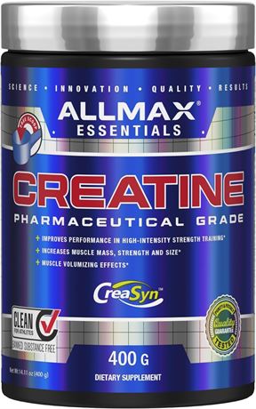 ALLMAX Nutrition - Creatine Monohydrate, Micronized Creatine Powder | 400G